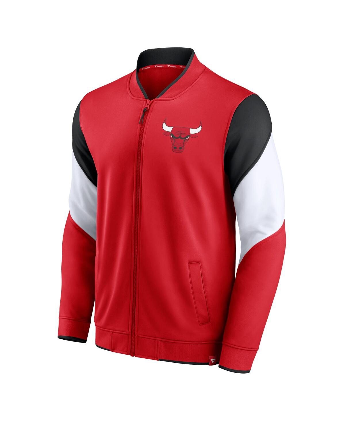 Men's Fanatics Black Chicago Bulls League Best Performance Full-Zip Jacket - Black