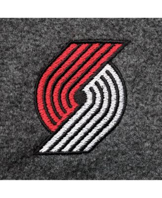 Men's Portland Trail Blazers Heathered Charcoal Flanker Full-Zip Jacket