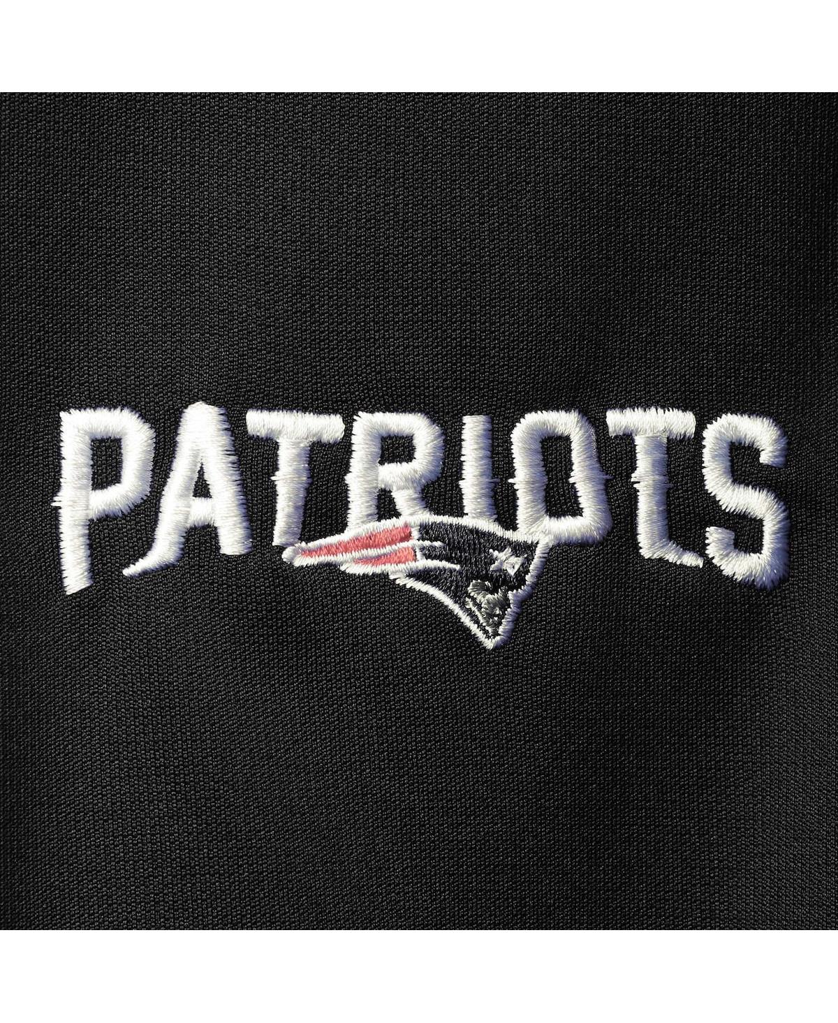 DUNBROOKE MEN'S DUNBROOKE BLACK, REALTREE CAMO NEW ENGLAND PATRIOTS DECOY TECH FLEECE FULL-ZIP HOODIE 