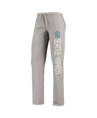 Women's Deep Sea Blue, Gray Seattle Kraken Meter Tank Top and Pants Sleep Set