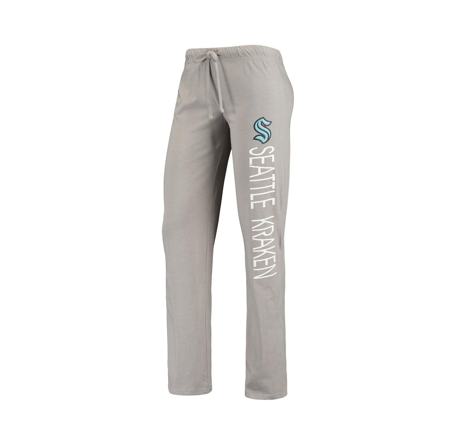Women's Deep Sea Blue, Gray Seattle Kraken Meter Tank Top and Pants Sleep Set