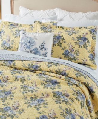 Linley Cotton Reversible 3-Pc. Quilt Set, King