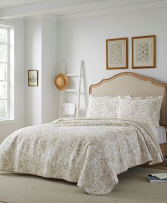 Amberley Cotton Reversible 3-Pc. Quilt Set, Full/Queen