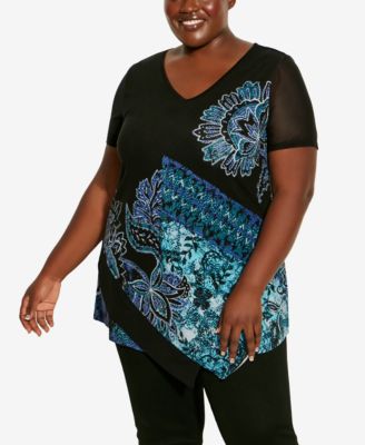 Avenue Plus Size Norton Tunic Top 