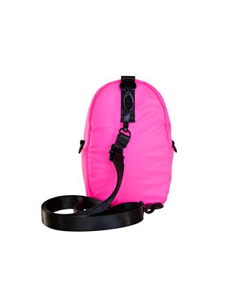 LOLA Stargazer nylon women's mini backpack crossbody belt bag- NEON YELLOW