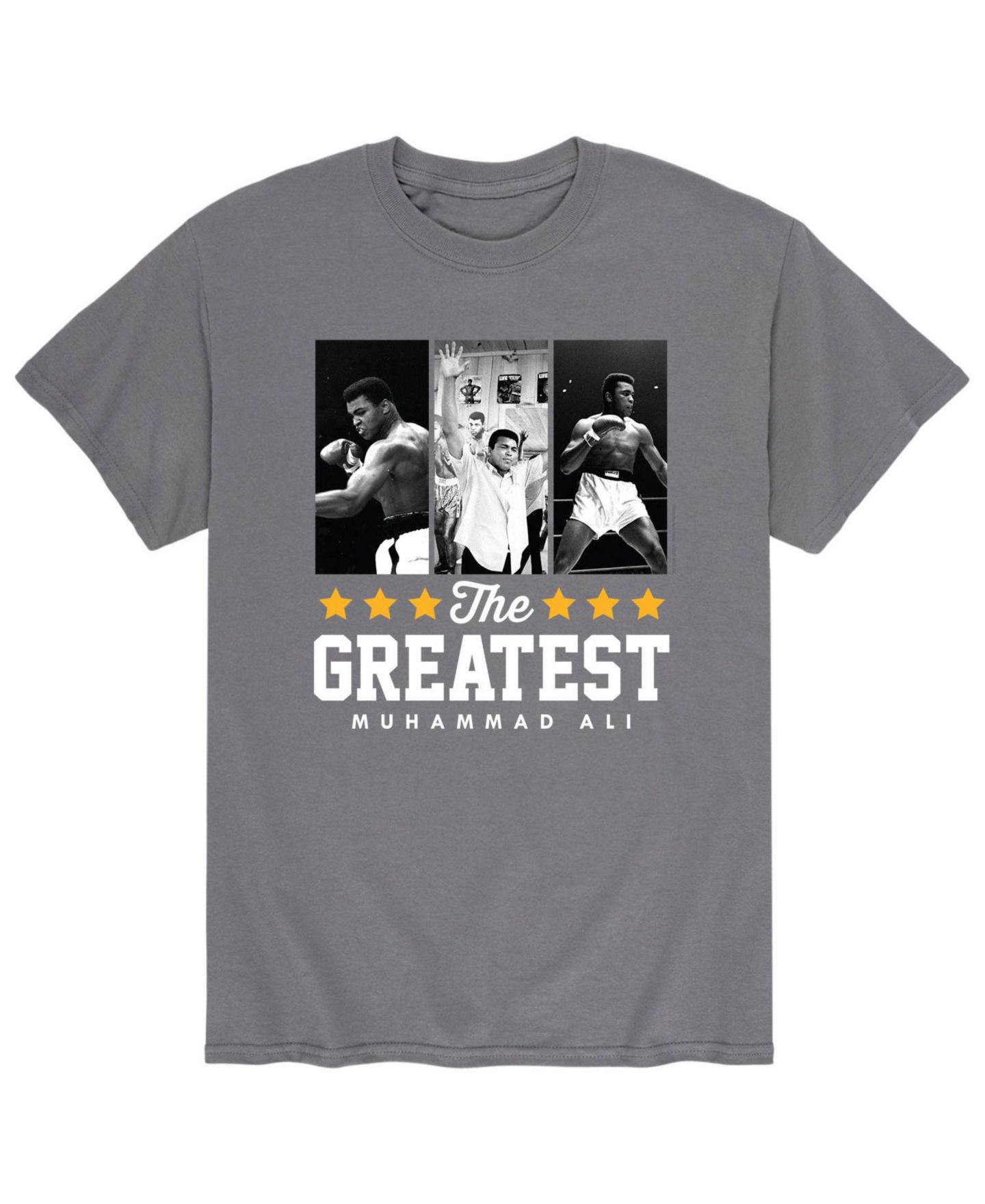 Мужская футболка AIRWAVES Muhammad Ali The Greatest, цвет: Серый — фото 1