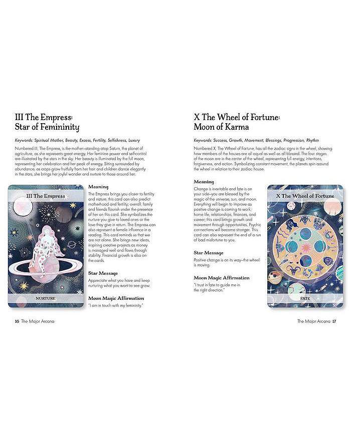 Barnes & Noble The Moon & Stars Tarot Includes a full deck of 78