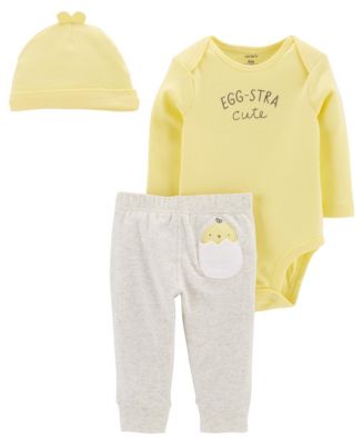 Carter's Baby Boys and Girls 3-Piece Easter Egg Outfit Set Macy's
