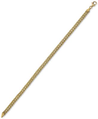 Circle Braided Bracelet in 14k Gold 