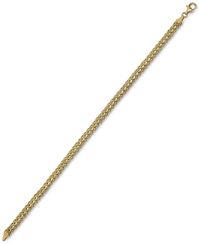Macy's - Circle Braided Bracelet in 14k Gold