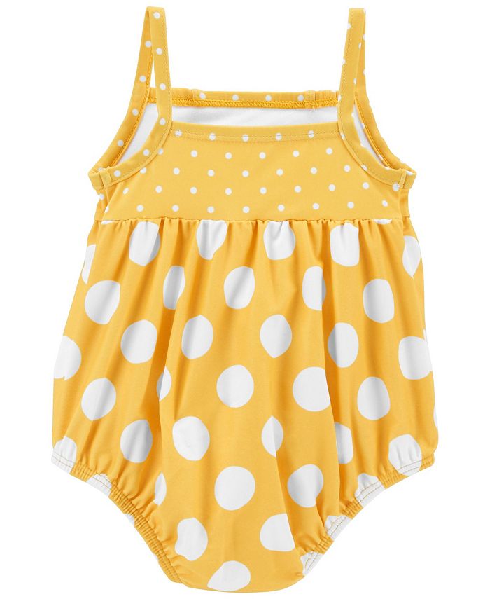 Carter's Baby Girls Polka Dot One-Piece Swimsuit - Macy's