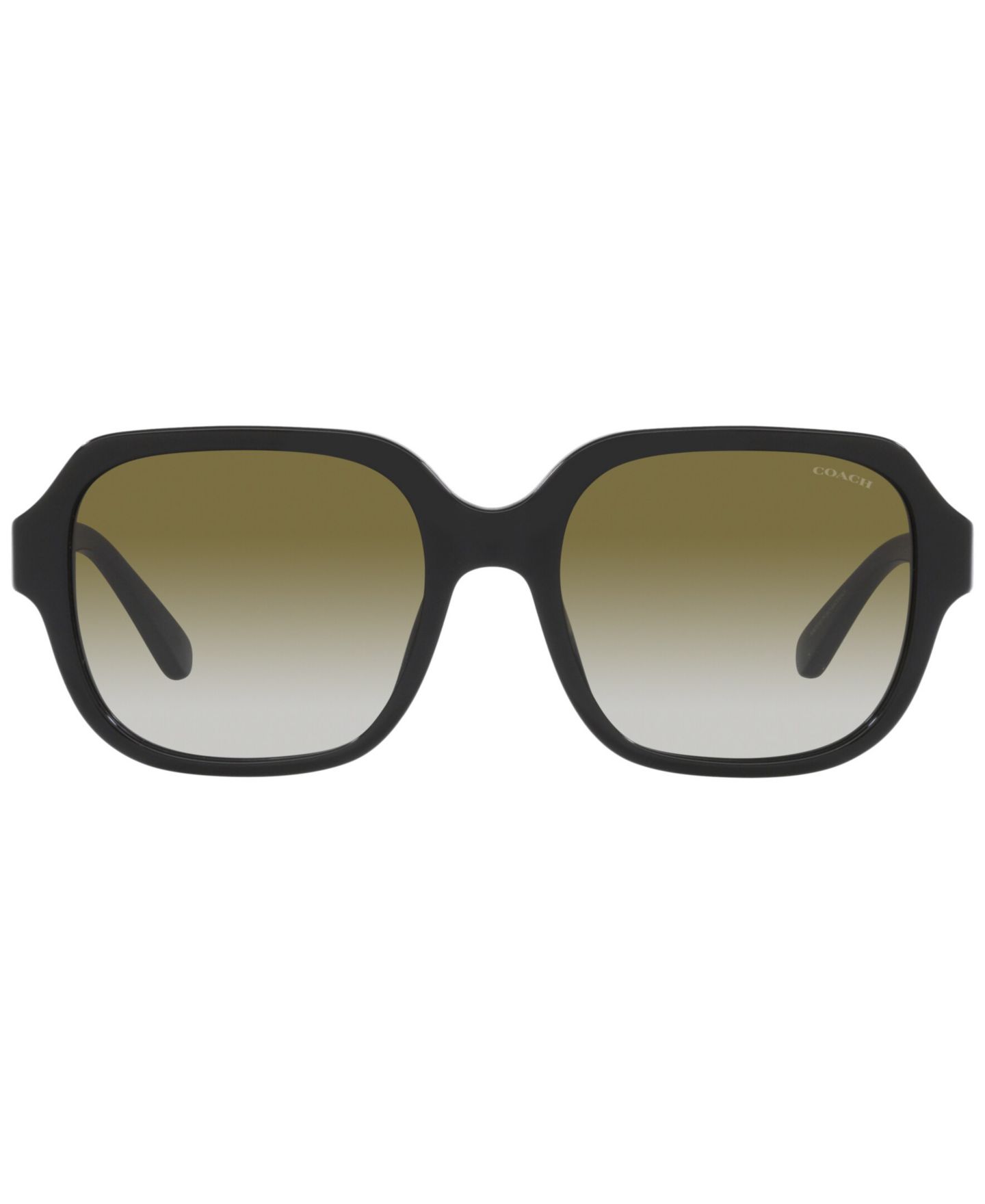 Женские солнцезащитные очки COACH Sunglasses, HC8335U C7989 53, цвет: Чёрный — фото 3