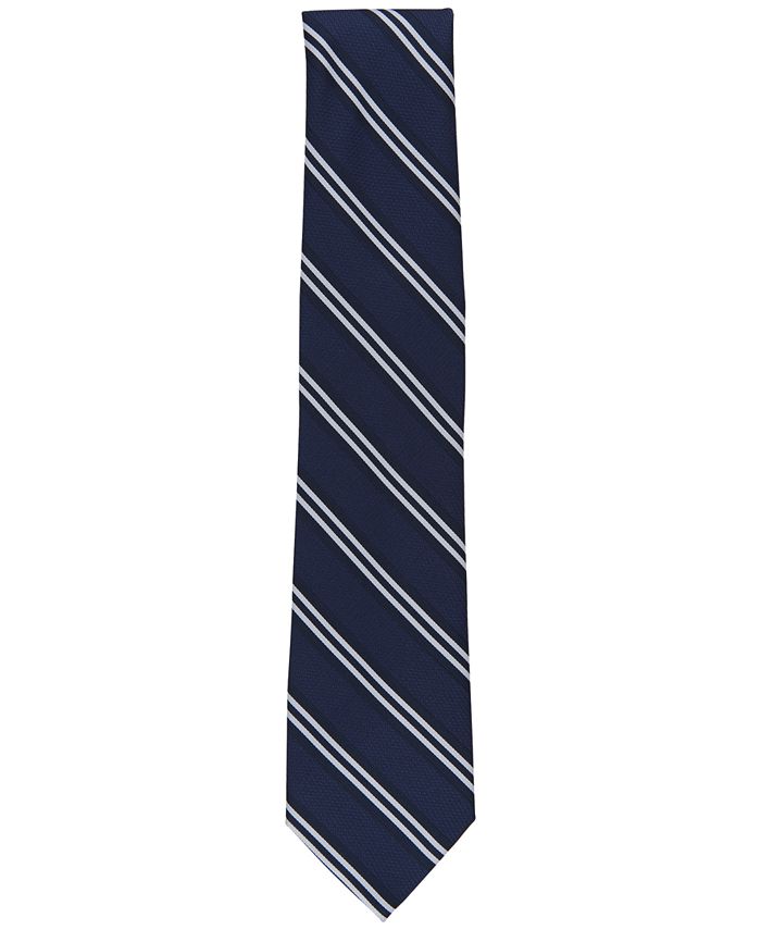 Club Room Men's Baer Stripe Tie, Created for Macy's - Macy's