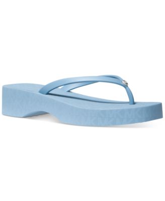 michael kors light blue sandals