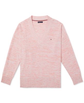 tommy hilfiger pink cardigan