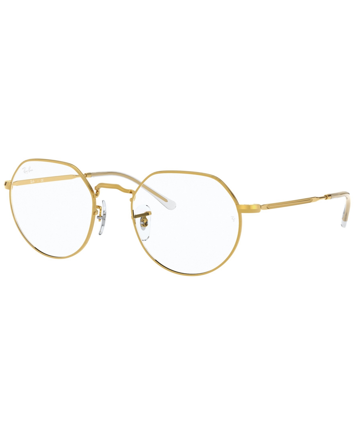 RX6465 Jack Optics Unisex Irregular Eyeglasses - Gold-Tone