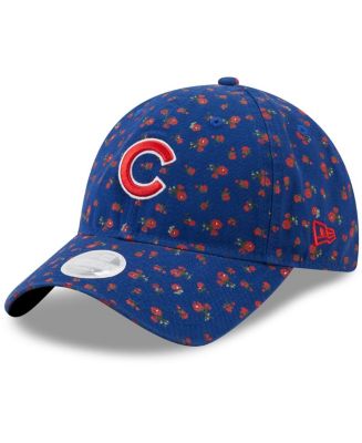 Women's Royal Chicago Cubs Floral 9Twenty Adjustable Hat - Macy's