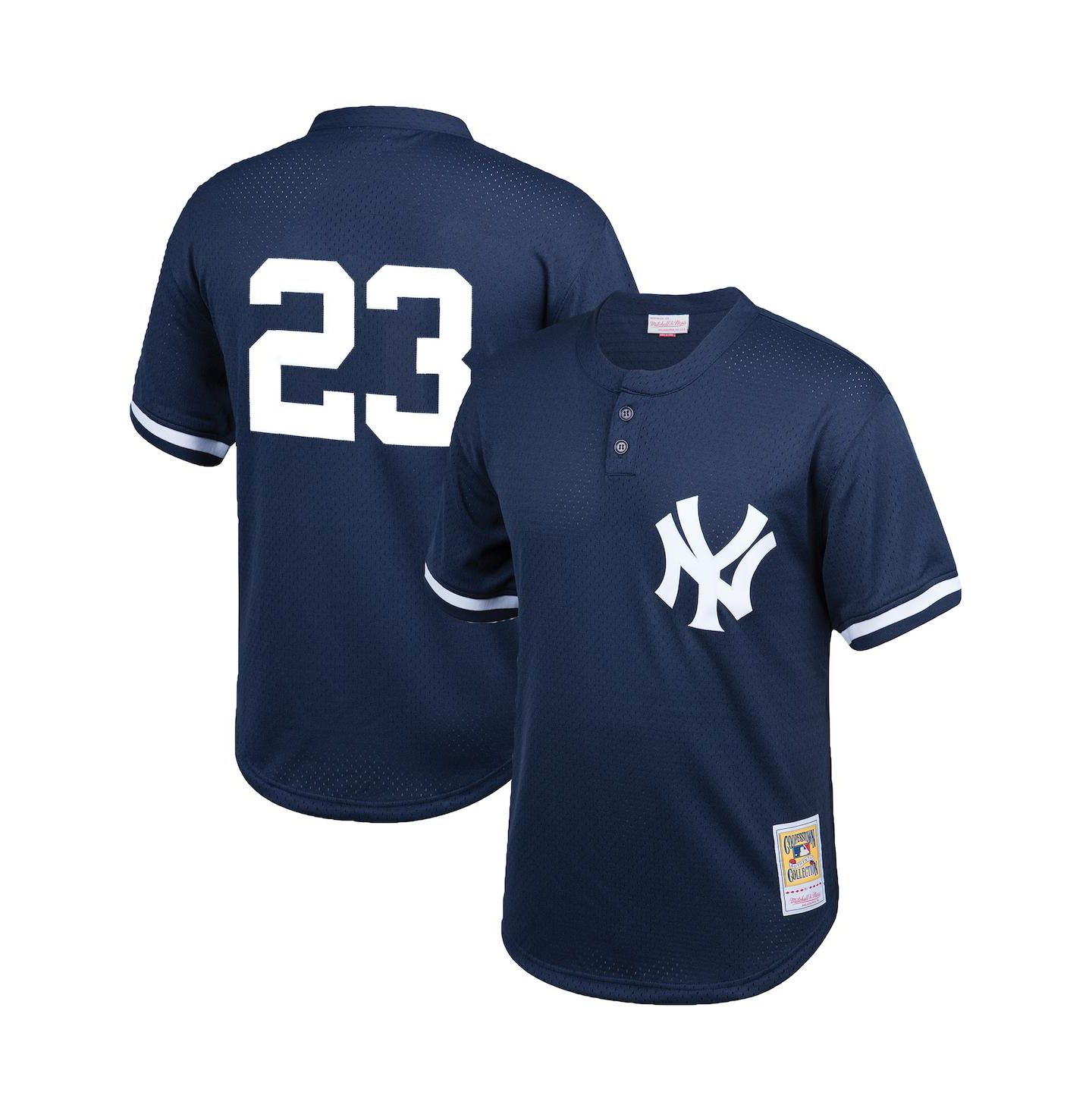 Мужское джерси Mitchell & Ness Don Mattingly New York Yankees Cooperstown Big Tall, Navy — фото 1