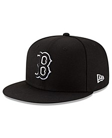 Men's and Women's Boston Red Sox B-Dub 59FIFTY Fitted Hat - Black