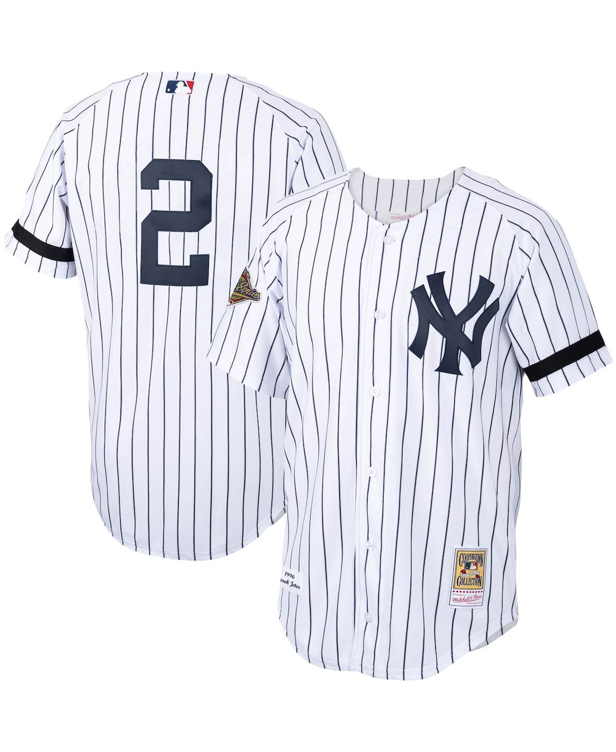 Mitchell & Ness Derek Jeter New York Yankees Cooperstown Collection  Highlight Sublimated Player Graphic T-shirt in Blue for Men