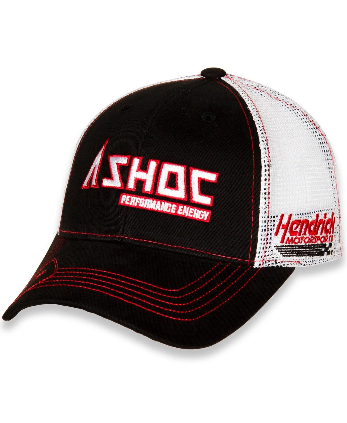 Men'sand White Chase Elliott Ashoc Adjustable Hat - Black, White