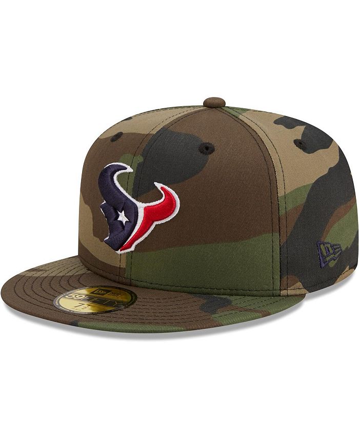 New Era Men's Camo Houston Texans Woodland 59FIFTY Fitted Hat - Macy's