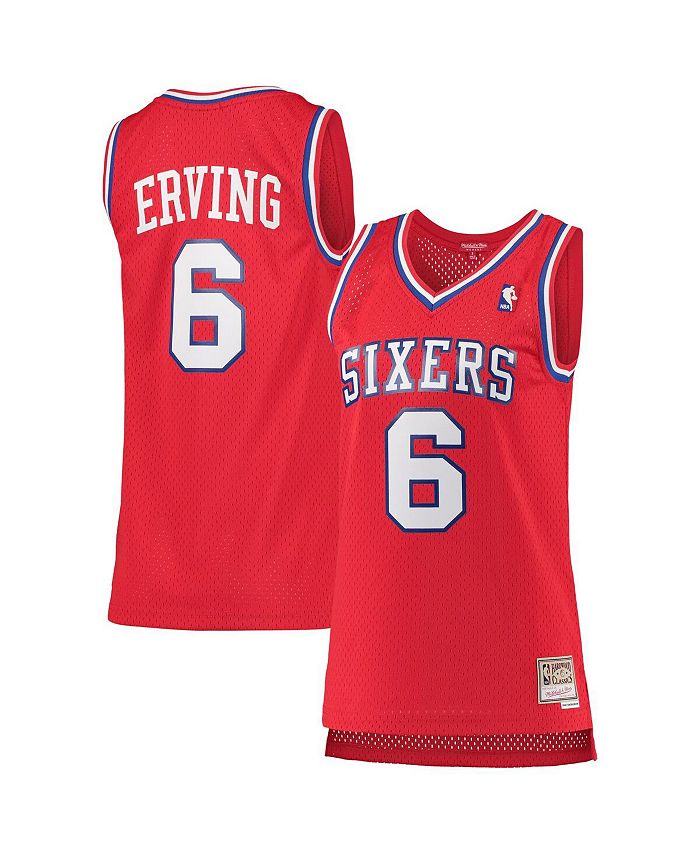 Maillot Sixers Mitchell Ness Julius Erving 1982-83 – Taille 4XL Blanc – Occasion Collector