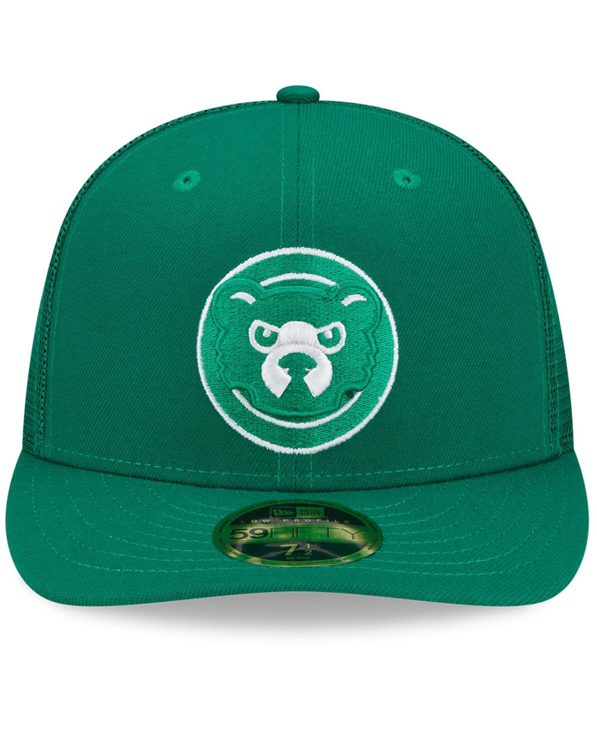 Men'sChicago Cubs 2022 St. Patrick's Day On-Field Low Profile 59FIFTY Fitted Hat - Green