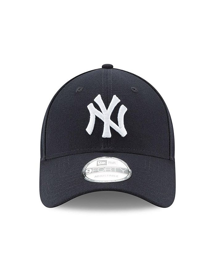 New Era Men's Navy New York Yankees League 9Forty Adjustable Hat - Macy's
