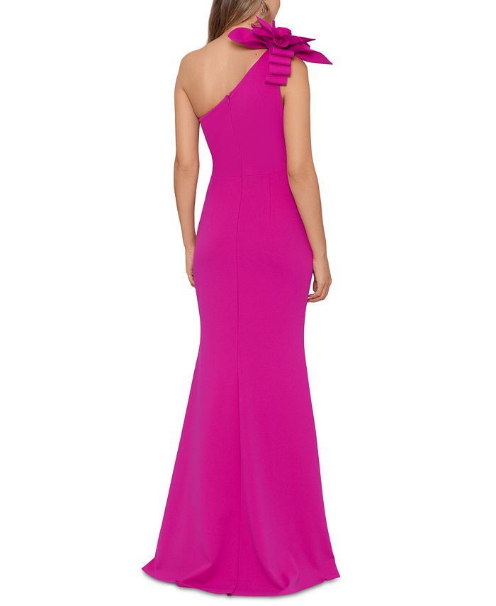 XSCAPE Embellished One-Shoulder Gown & Reviews - Dresses - Women - Macy's