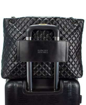 Diana Faux Leather Tote Weekender Travel Bag