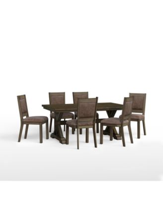 Drew & Jonathan Home - Drew & Jonathan Denman Dining 7-Pc Set ( Trestle Table + 6 Side Chairs)