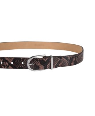 Women's Rounded Buckle Trouser Pant Dress Belt