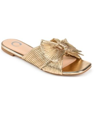 Journee Collection - Collection Women's Serlina Bow Flat Sandals