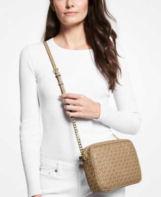 Michael Kors Logo Jet Set Large East West Crossbody - Macy's