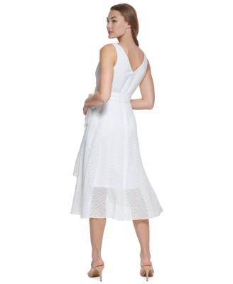 DKNY Faux-Wrap Dress