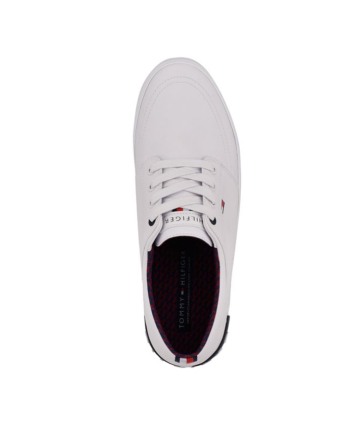 Tommy Hilfiger Men's Rexin Lace Up Low Top Sneakers & Reviews - All Men ...