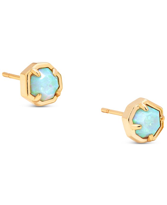 Kendra Scott Framed Gemstone Stud Earrings - Macy's
