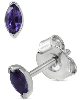 2-Pc. Set Blue Topaz Marquise Pendant Necklace & Matching Stud Earrings (3/8 ct. t.w.) in Sterling Silver (Also in Mystic Topaz & Amethyst)