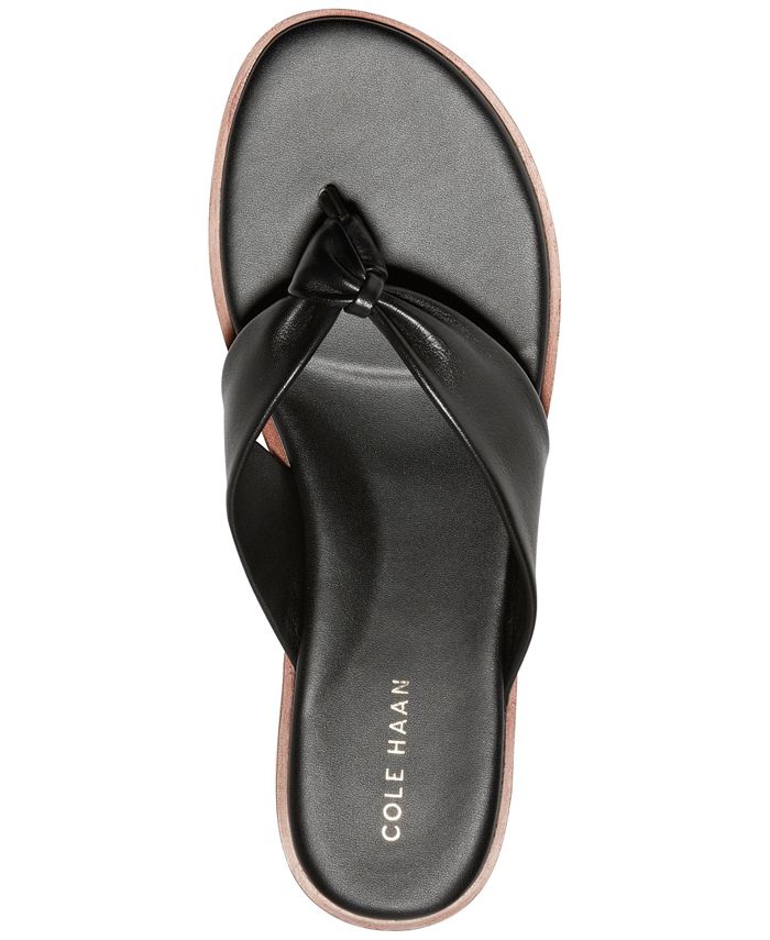 Cole Haan Women's Fiona Thong Flat Sandals & Reviews Sandals Shoes Macy's