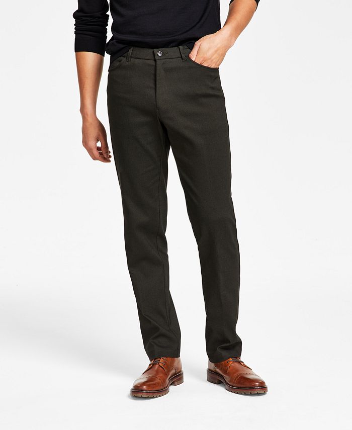 Tommy Hilfiger Men's TH Flex Modern Fit Four-Pocket Twill Pants ...