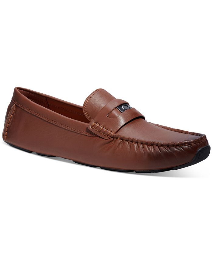 Coach moccasins macy's discount