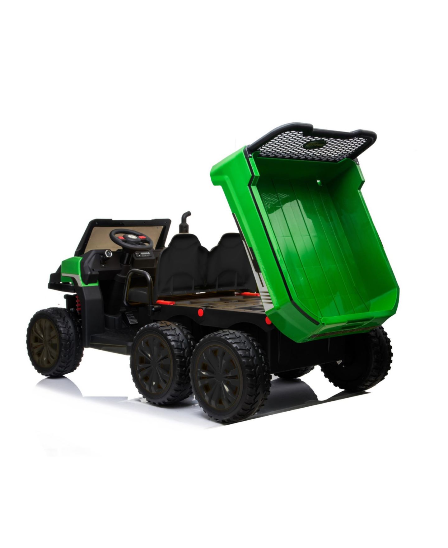Детская игрушка Freddo 2-Seater Tractor Trailer Ride-On with Folding Trailer, 24V Battery, Ages 3+ — фото 4