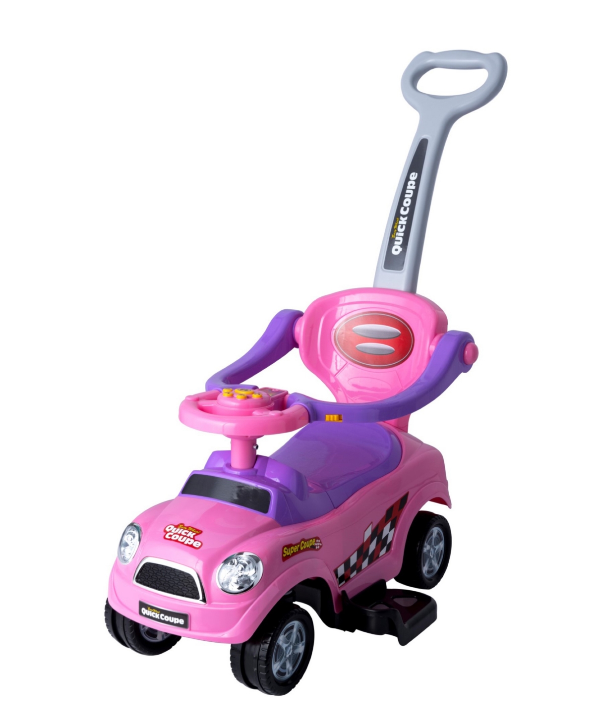 Freddo Toys 3 In 1, Stroller, Walker And Ride On Car In Pink
