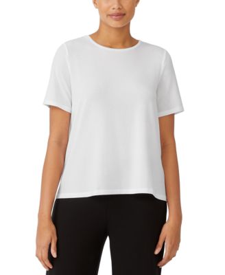 Eileen Fisher - Crewneck Short Sleeve T-Shirt