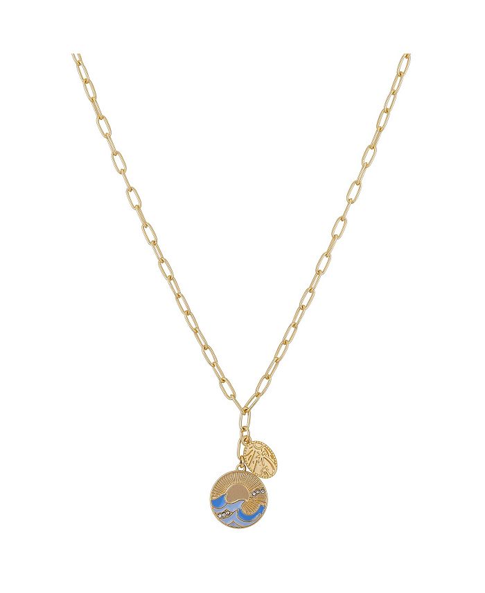 Unwritten initial necklace top