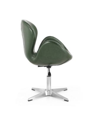 Raspberry Adjustable Upholstered Swivel Chair