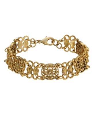 Multi-Loop Round Filigree Bracelet - Macy's