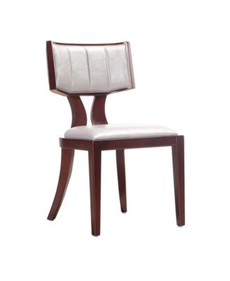 Pulitzer 2-Piece Leatherette Upholstered Dining Chair Set