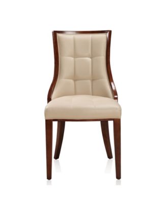 Fifth Avenue 2-Piece Leatherette Upholstered Dining Chair Set